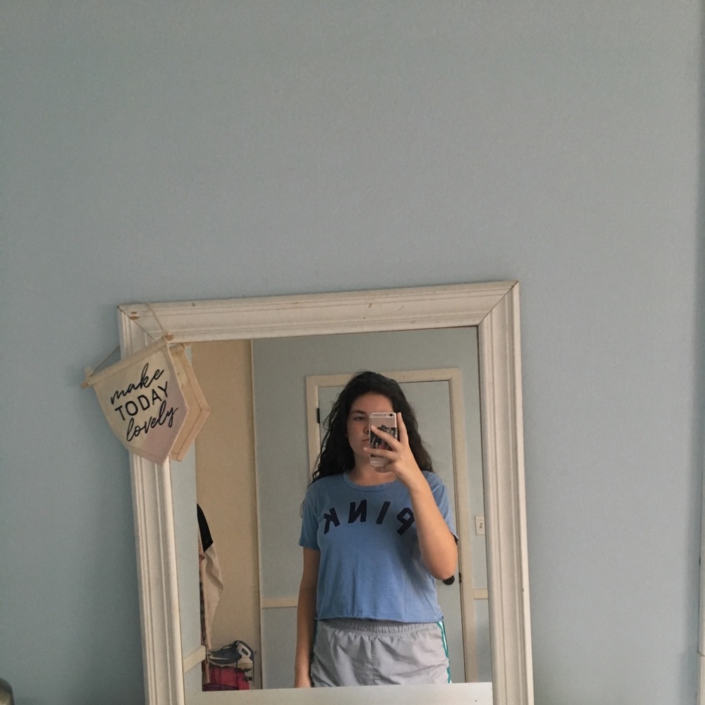 Pink crop top